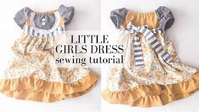 Toddler Dress Pattern | EASY SEWING TUTORIAL