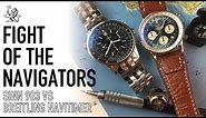 Battle Of The Best Navigators Chronograph - Breitling Navitimer A23322 Vs Sinn 903 St Watch Duel