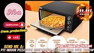 PYY Indoor Pizza Oven Countertop Electric Pizza Oven 1800W Commercial Pizza Oven with Pizza Stone