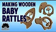 How To Make Wooden Baby Rattles / Woodworking