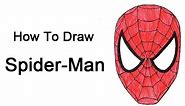 How to Draw Spider-Man (Head/Mask)