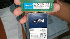 Crucial RAM 16GB DDR4 3200 MHz Laptop Memory unboxing/review