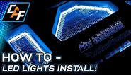 HOW TO Install LED LIGHTS Custom Vehicle Lighting Techniques - CarAudioFabrication