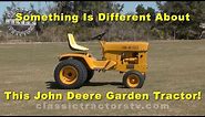 John Deere Built This Garden Tractor For The Navy! - 1970 Model 140