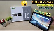 Refurbished / Recertified ACER Tablet with 1 yr warranty || only rs.7681 only