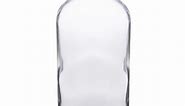 16 oz Clear Glass Boston Round Bottles (Cap Not Included) - 4699B11-BCLR