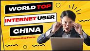 Largest Internet Using Countries(1990-2023) China | Internet Users USA India China
