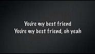 My Best Friend~Tim McGraw Lyrics