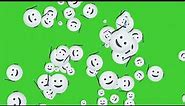 Robot Face Emoji / Smileys Animation 🤖 | Green Screen | HD | ROYALTY FREE
