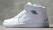 How to style with jordan 1 ALL WHITE MID + ON FEET