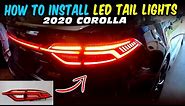 How to install LED Tail lights 2020 - 2023 Toyota Corolla Sedan