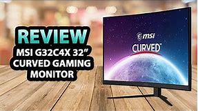 MSI G32C4X 32 Inch Curved Gaming Monitor ✅ Review