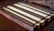 Make an Edge Grain Cutting Board (With Routed Juice Grooves and Handles)