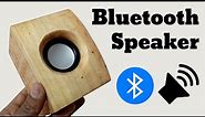 how to make a simple Wooden Wonder DIY Mini Bluetooth Speaker! 🎵🔨