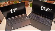 14 inch Laptop vs 15.6 inch - Which size should you choose?