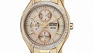 Buy Citizen Ladies Rose Gold Plated Stainless Steel Watch | Womens watches | Argos