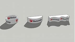 SketchUp 2018 Tutorial Applying Textures onto Curved, Circular, Convex & Concave Surfaces