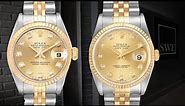 Rolex Datejust 36 Steel Yellow Gold Diamond Mens Watch 16233 & Ladies Watch 69173 | SwissWatchExpo