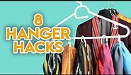 8 Amazing👕Clothes Hanger Hacks Everyone Must Know (DIY)