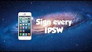 [TUTORIAL] Sign & install every IPSW (Downgrade)
