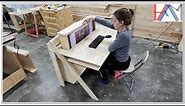 Pop up monitor desk - diy (Trailer)