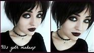 90s Goth Makeup Tutorial