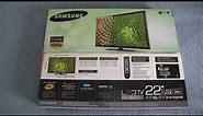 Unboxing: Samsung 22" HDTV (UN22D5003)