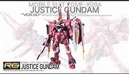 GUNDAM ASMR JUSTICE GUNDAM - RG - Gundam Build - Gundam Seed - Gunpla speed build