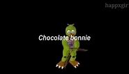 chocolate bonnie para desayunar🍫