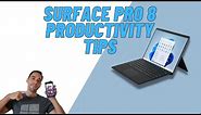 How I use the Surface Pro 8 for Productivity