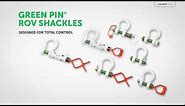 Green Pin® Guided Pin ROV Shackle