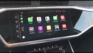 2021 Audi Wireless Apple CarPlay Tutorial!! (Iphone on the dash!)