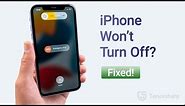 iPhone Won't Turn Off? How to Turn Off iPhone X/XR/11/12/13