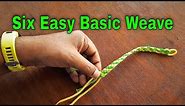 Six Easy Basic Paracord Weave patterns | Braiding