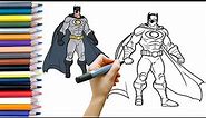 batman drawing | batman how to draw | superhero drawing | draw marvel characters | draw superheroes.