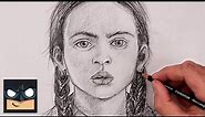 How To Draw Max Mayfield | Stranger Things Portrait Sketch Tutorial