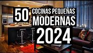 50 COCINAS MODERNAS PEQUEÑAS 2024 | TENDENCIAS en DECORACIÓN, DISEÑOS, MUEBLES DE COCINAS y COLORES