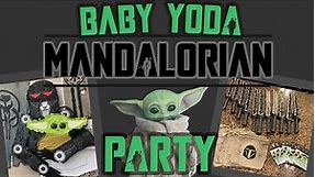 7 BABY YODA Party Ideas // Mandalorian Birthday Party