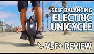 V5F+ Electric Unicycle! REVIEW - Self Balancing 'One Wheel Hoverboard'