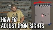 How To Adjust Iron Sights