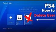 PS4! How to Delete - Remove User Account - Kako Obrisati USER sa PlayStation 4 konzole