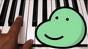 Like A Dino / Piano Tutorial / Notas Musicales