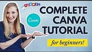 How To Use Canva For BEGINNERS! [FULL Canva Tutorial 2023]