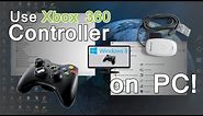 How to use xbox 360 controller on PC (Wired & Wireless) Windows 8/8.1/10 2018
