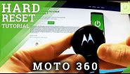 Hard Reset Moto 360 - Restore Smartwatch by Recovery Mode
