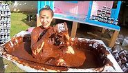 I fill my bathtub with 600 pounds of NUTELLA!