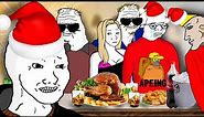 WOJAK DOOMER AT CHRISTMAS DINNER