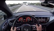 2019 VW Polo GTI - Autobahn 252km/h top speed (downhill) - POV