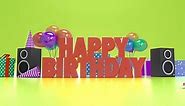 Happy Birthday Greeting 3D Video Card (With Horizontal Photo Holder) | Renderforest