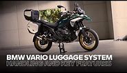 Handling and Key Features of the BMW Vario Luggage System — BMW Motorrad How-To